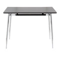Table de salle à manger moderne à hauteur de comptoir avec surface durable et pieds robustes pour le bar de cuisine et la salle à manger