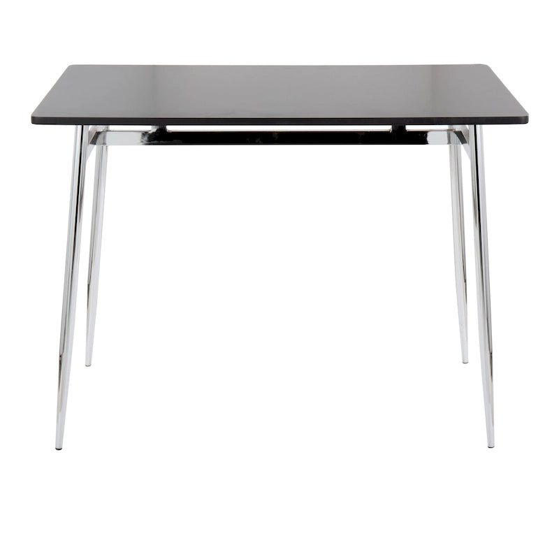 Table de salle à manger moderne à hauteur de comptoir avec surface durable et pieds robustes pour le bar de cuisine et la salle à manger