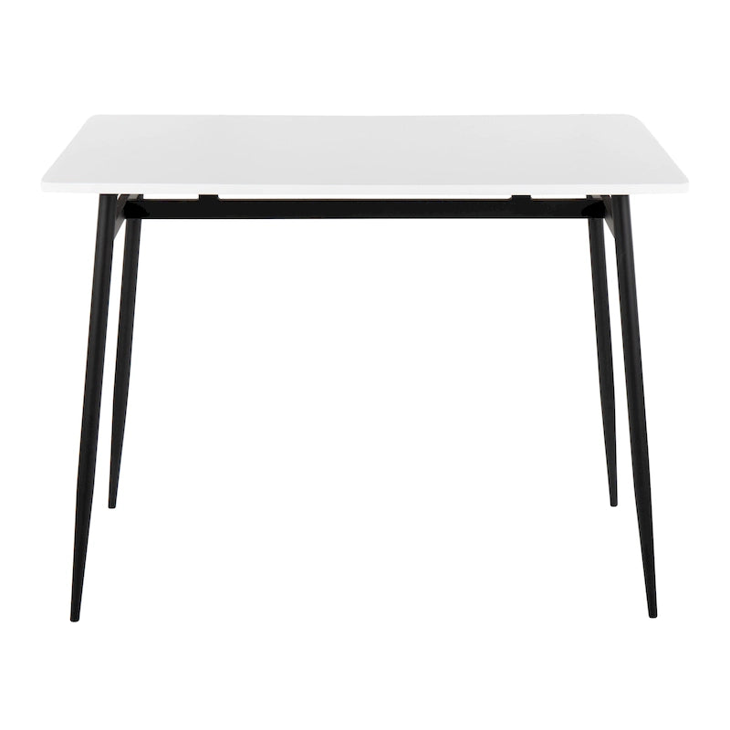 Table de salle à manger moderne à hauteur de comptoir avec surface durable et pieds robustes pour le bar de cuisine et la salle à manger