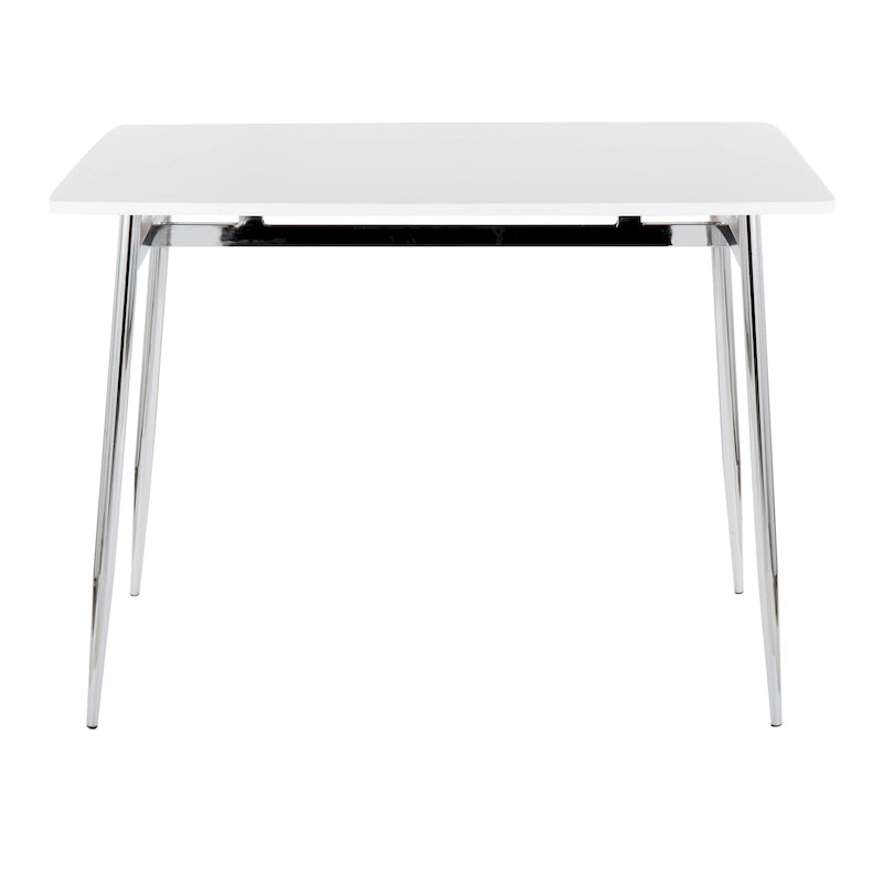 Table de salle à manger moderne à hauteur de comptoir avec surface durable et pieds robustes pour le bar de cuisine et la salle à manger