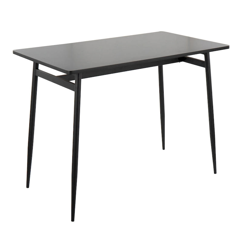 Table de salle à manger moderne à hauteur de comptoir avec surface durable et pieds robustes pour le bar de cuisine et la salle à manger