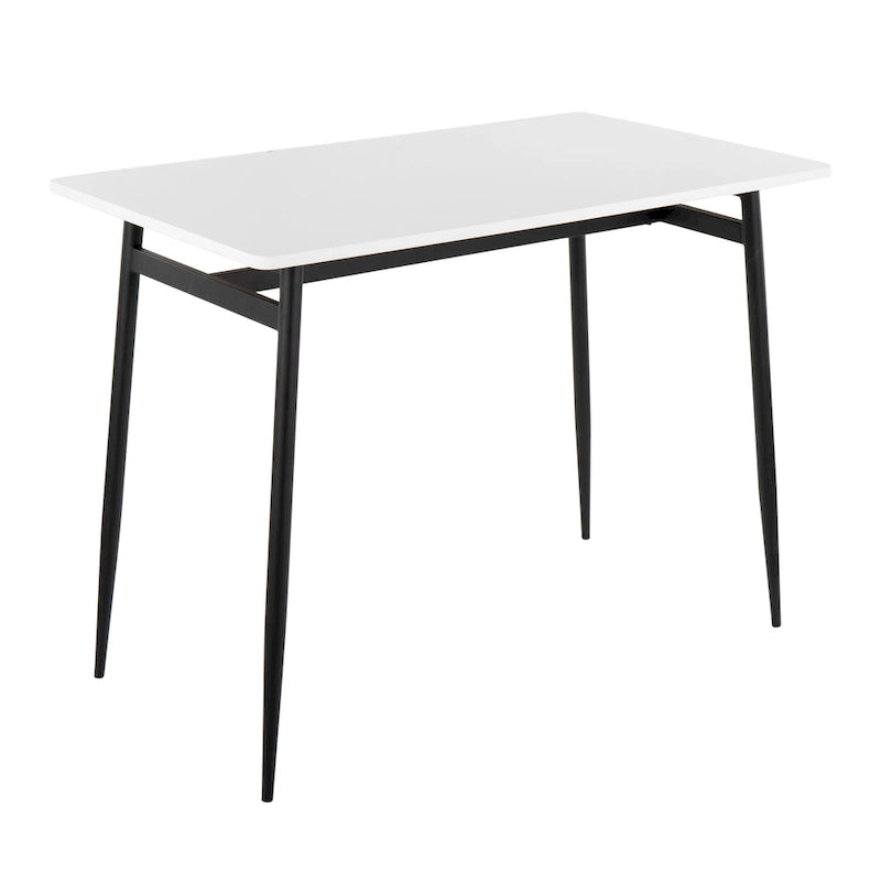 Table de salle à manger moderne à hauteur de comptoir avec surface durable et pieds robustes pour le bar de cuisine et la salle à manger