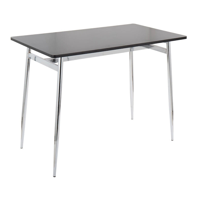 Table de salle à manger moderne à hauteur de comptoir avec surface durable et pieds robustes pour le bar de cuisine et la salle à manger