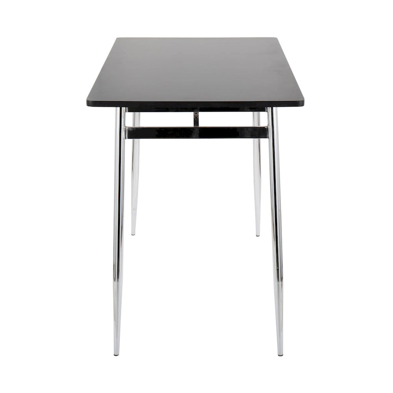 Table de salle à manger moderne à hauteur de comptoir avec surface durable et pieds robustes pour le bar de cuisine et la salle à manger