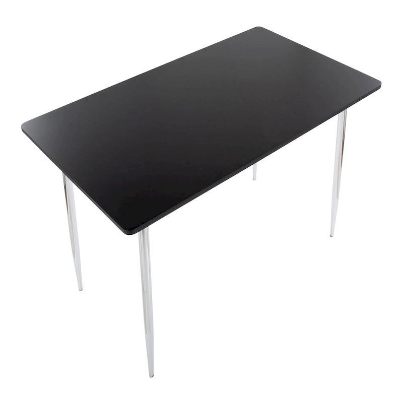 Table de salle à manger moderne à hauteur de comptoir avec surface durable et pieds robustes pour le bar de cuisine et la salle à manger