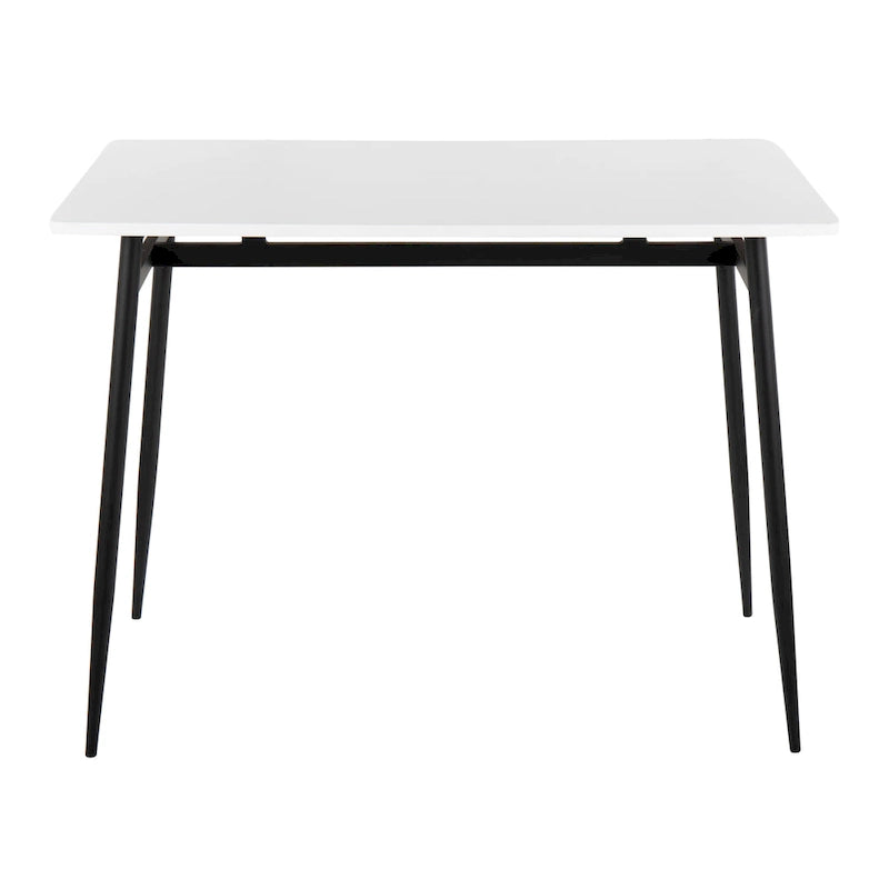 Table de salle à manger moderne à hauteur de comptoir avec surface durable et pieds robustes pour le bar de cuisine et la salle à manger