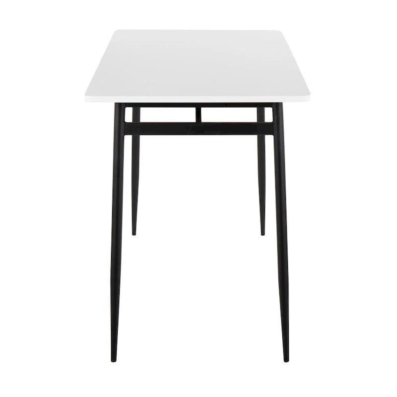 Table de salle à manger moderne à hauteur de comptoir avec surface durable et pieds robustes pour le bar de cuisine et la salle à manger