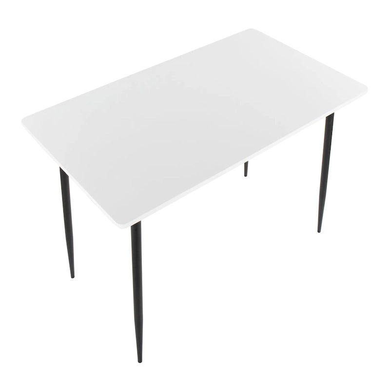 Table de salle à manger moderne à hauteur de comptoir avec surface durable et pieds robustes pour le bar de cuisine et la salle à manger