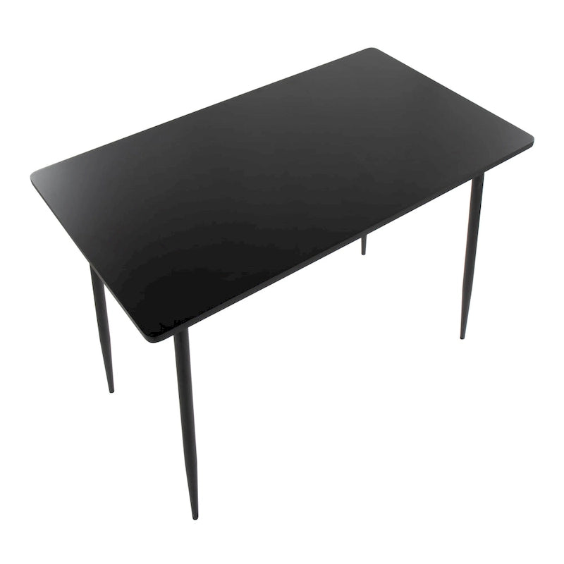 Table de salle à manger moderne à hauteur de comptoir avec surface durable et pieds robustes pour le bar de cuisine et la salle à manger