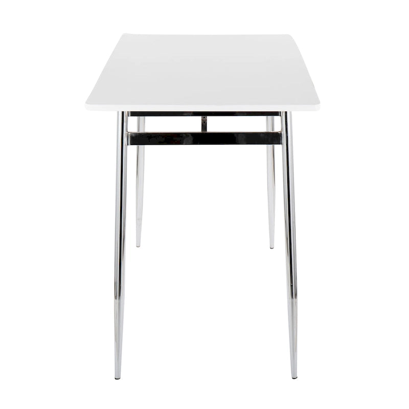 Table de salle à manger moderne à hauteur de comptoir avec surface durable et pieds robustes pour le bar de cuisine et la salle à manger