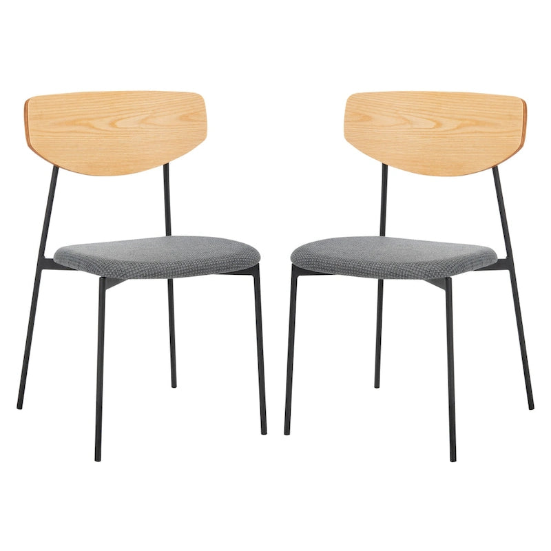 Chaise de salle à manger Noemie Mid-Century (Lot de 2) - 20 L x 18,8 P x 32,5 H - 20Lx19Px33H