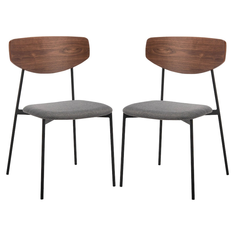 Chaise de salle à manger Noemie Mid-Century (Lot de 2) - 20 L x 18,8 P x 32,5 H - 20Lx19Px33H