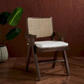Fauteuil en rotin Couture Maiju - 53 cm L x 58 cm P x 86 cm H - 53Lx58Px86H