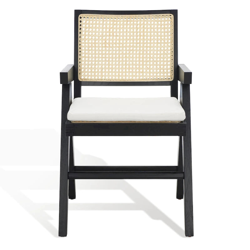 Fauteuil en rotin Couture Maiju - 53 cm L x 58 cm P x 86 cm H - 53Lx58Px86H