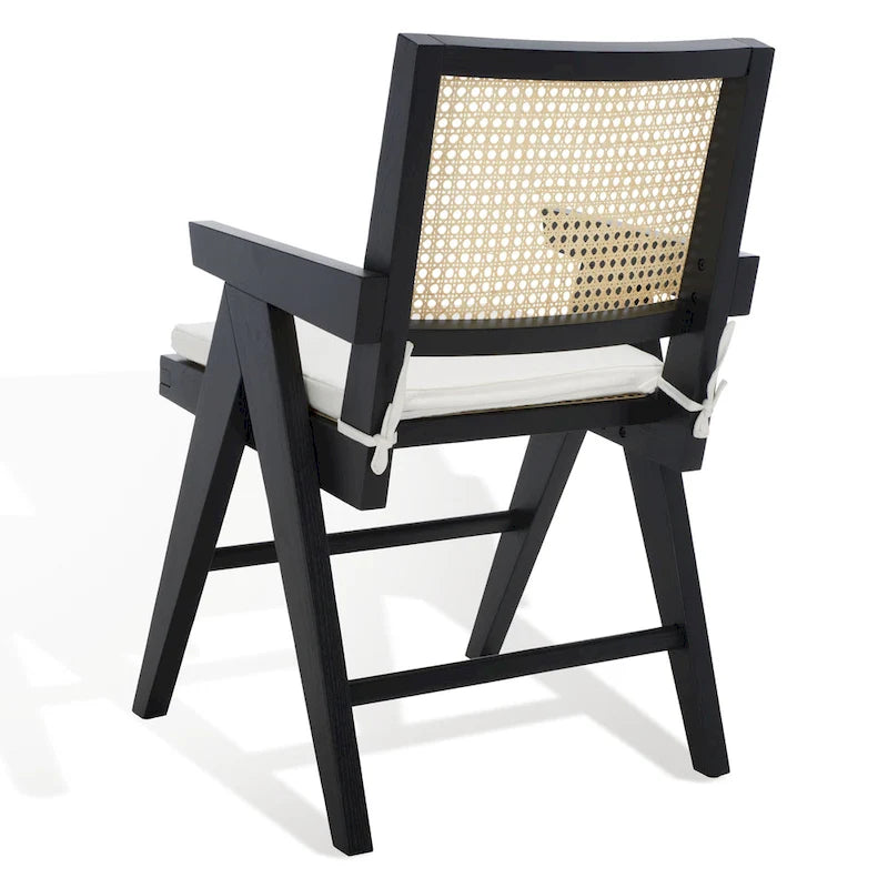 Fauteuil en rotin Couture Maiju - 53 cm L x 58 cm P x 86 cm H - 53Lx58Px86H