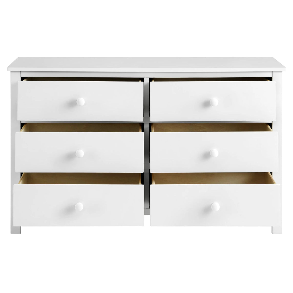 Commode universelle à 6 tiroirs Oxford Baby, blanc neige