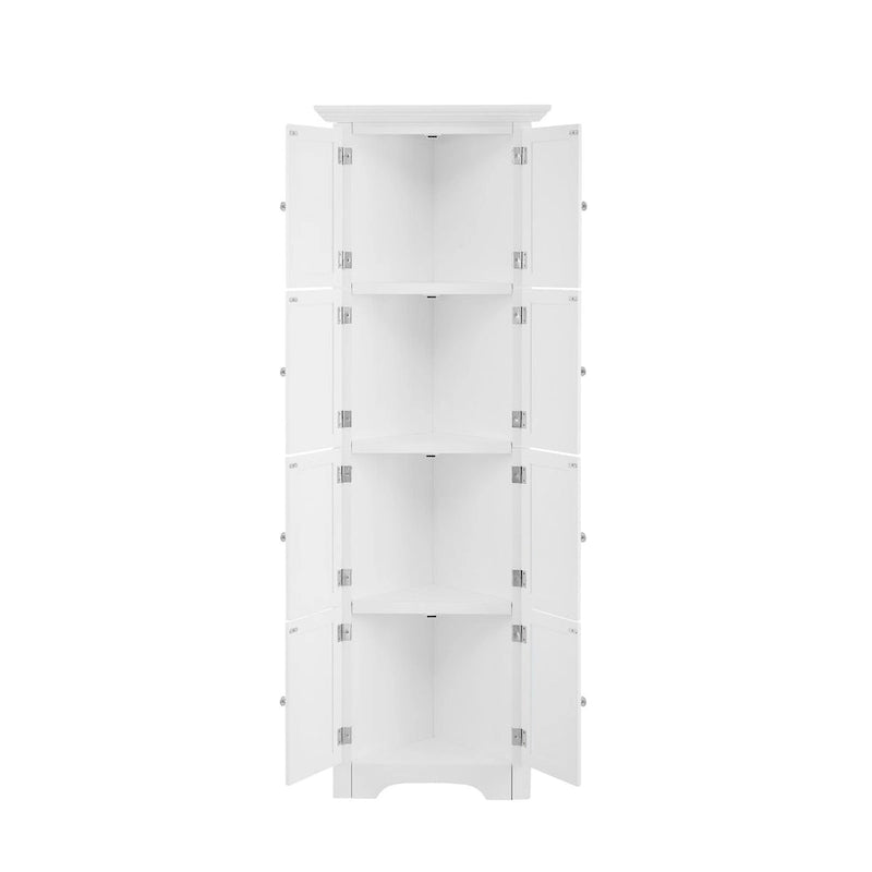 Meuble de rangement haut à 4 étagères pour salon, cuisine