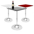 Zeta Contemporary Adjustable Bar Table