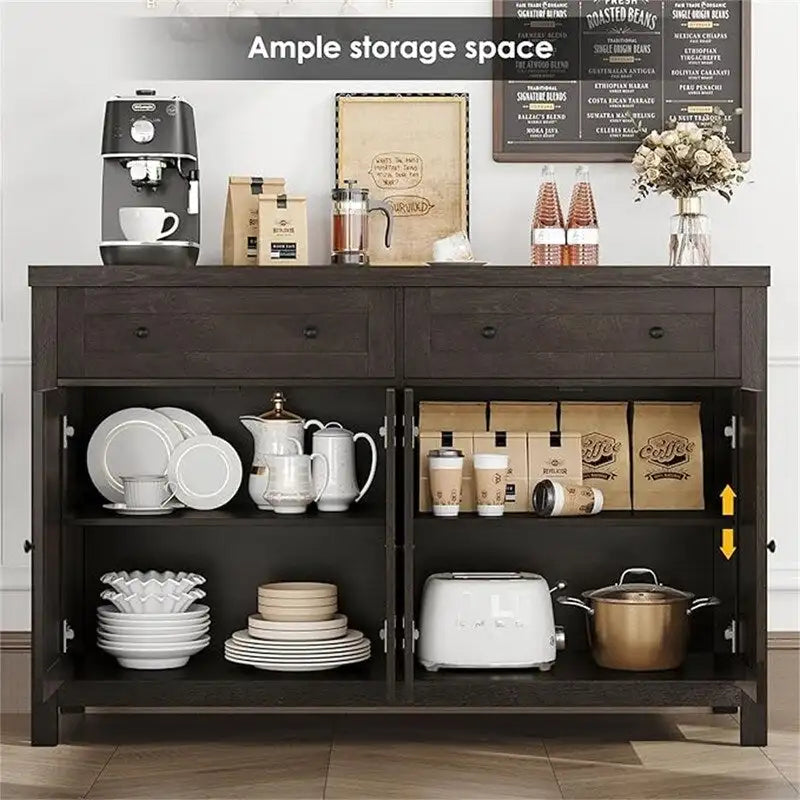 Buffet Vaisselier - 15.7P x 55.1L x 35.4H
