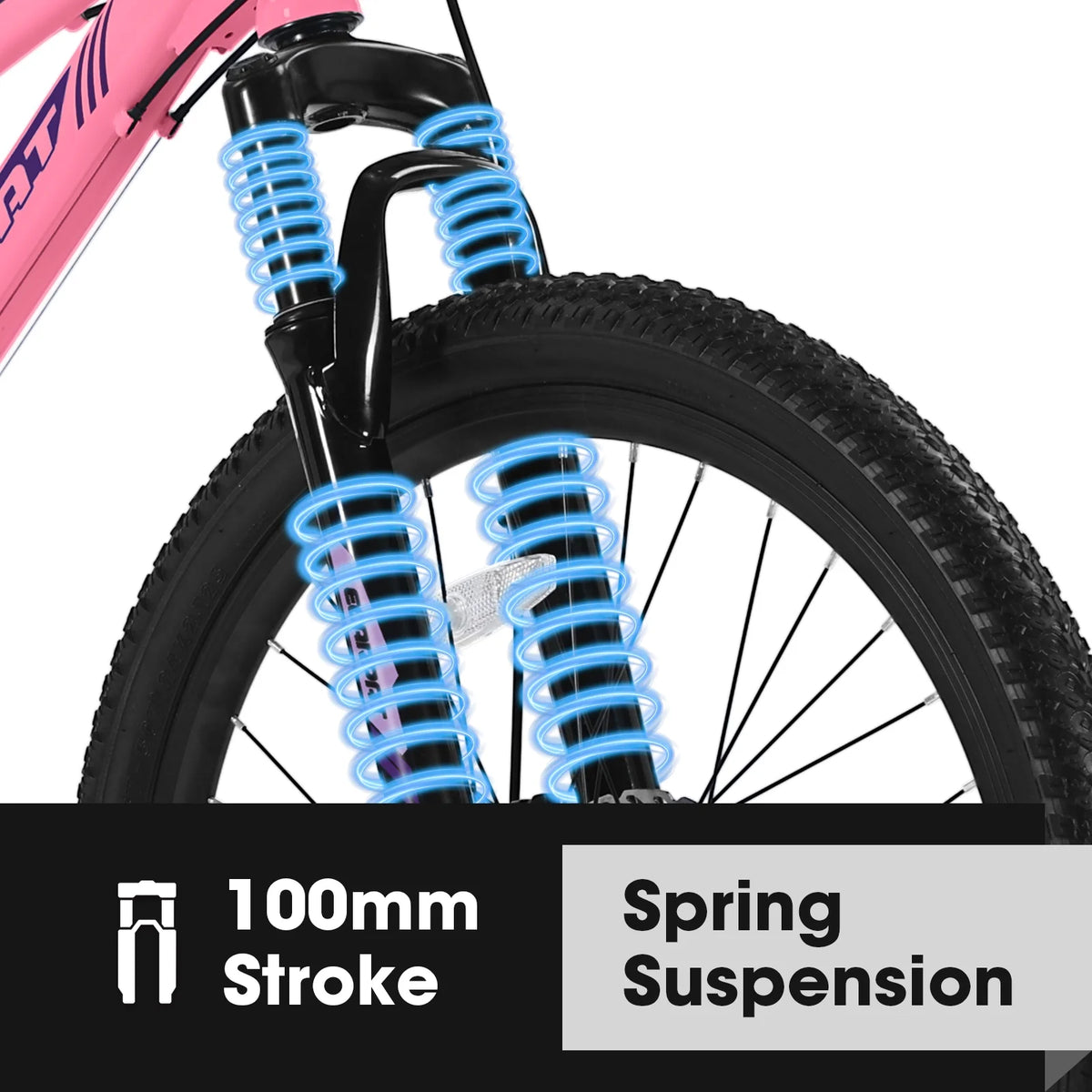 Vélo tout-terrain Ecarpat 26 pouces pour adultes et femmes, freins à disque doubles Shimano, 21 vitesses, suspension intégrale, pour trajets quotidiens et sport en plein air, plusieurs coloris