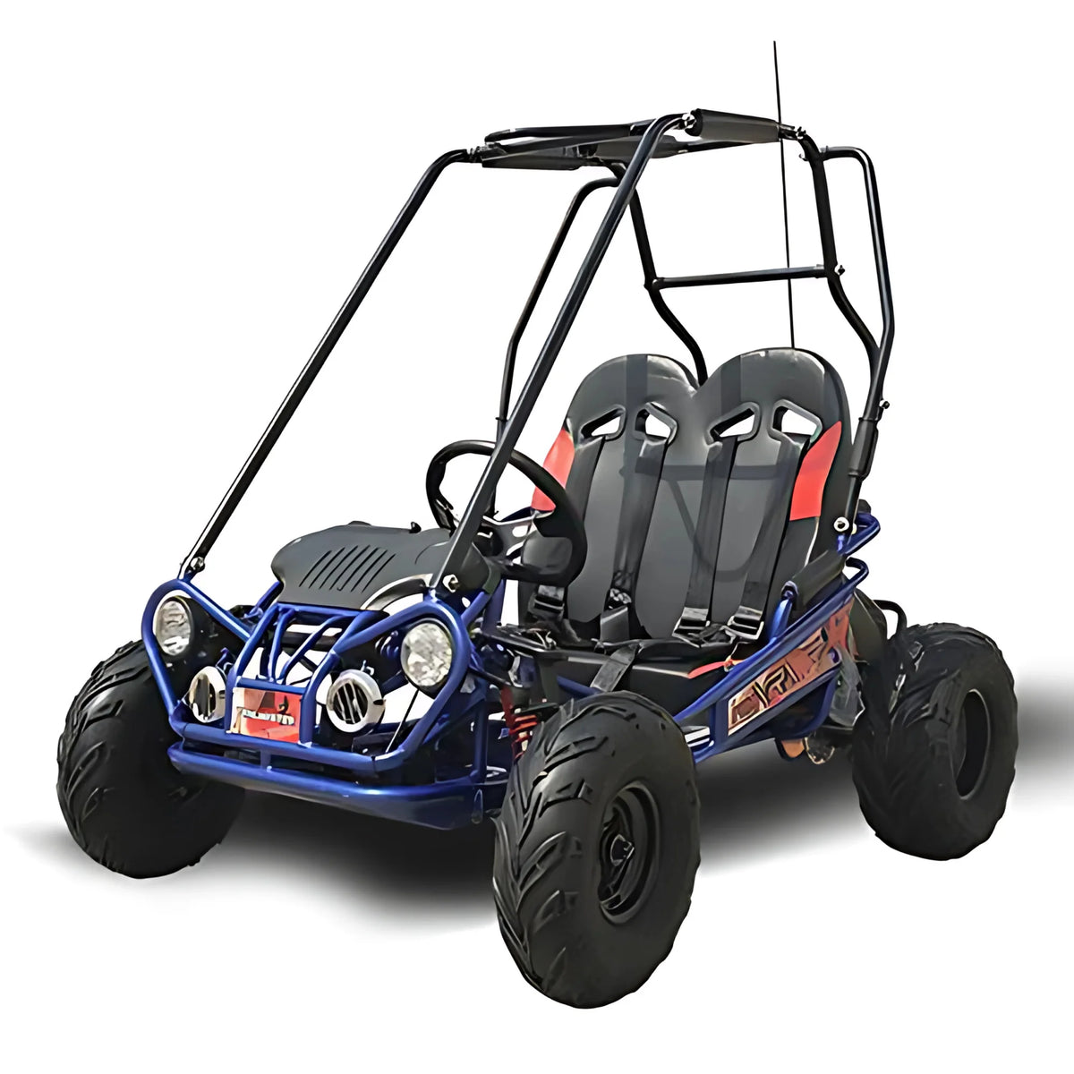 Buggy karting Trailmaster Ultra Mini XRX+ Go Kart, sièges à dossier haut, réglables pour les jeunes pilotes, limiteur d’accélération et coupe-circuit à distance. Version pré-assemblée désormais disponible ! (De plus, vert)