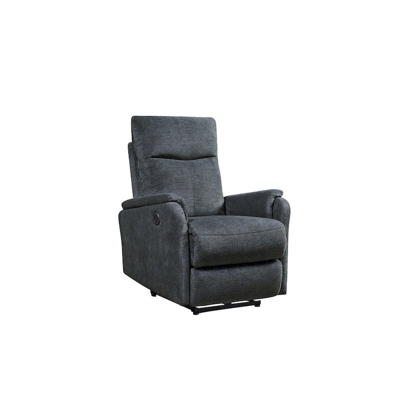 Fauteuil inclinable électrique contemporain bleu moderne avec chargeur