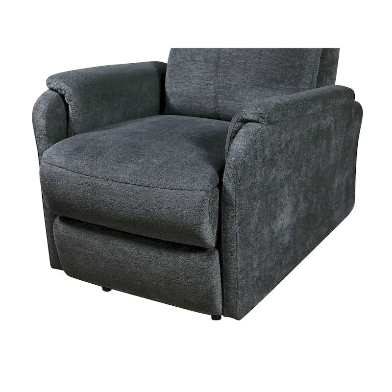 Fauteuil inclinable électrique contemporain bleu moderne avec chargeur