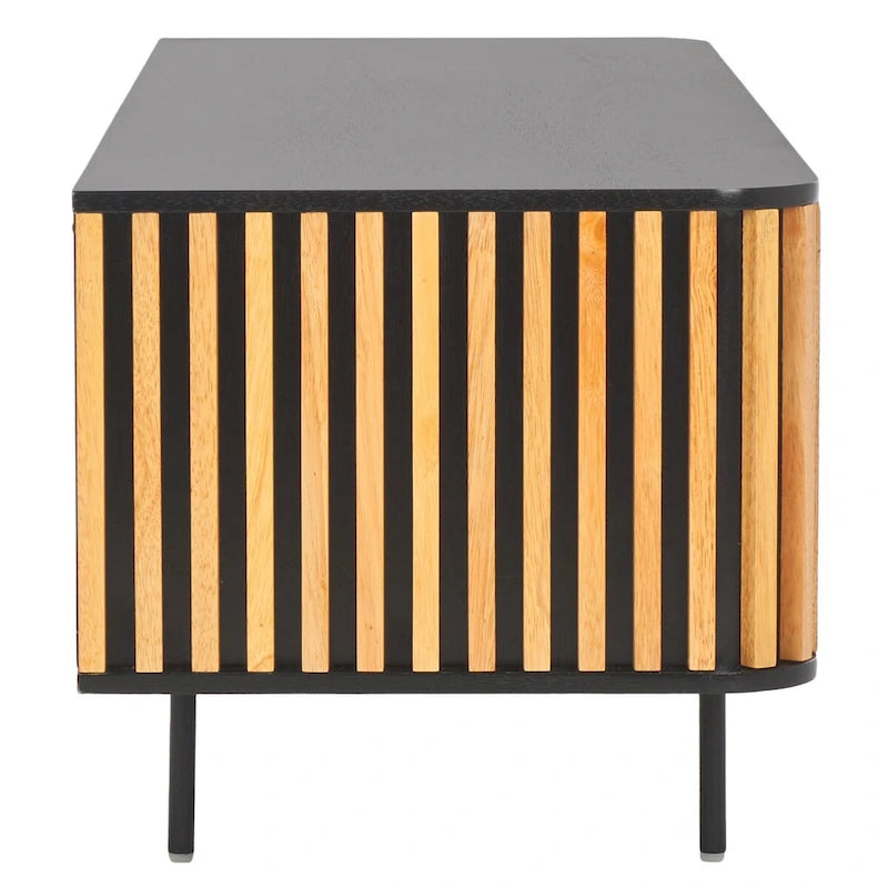 Meuble TV 2 portes 2 étagères – 54Lx17Px19H