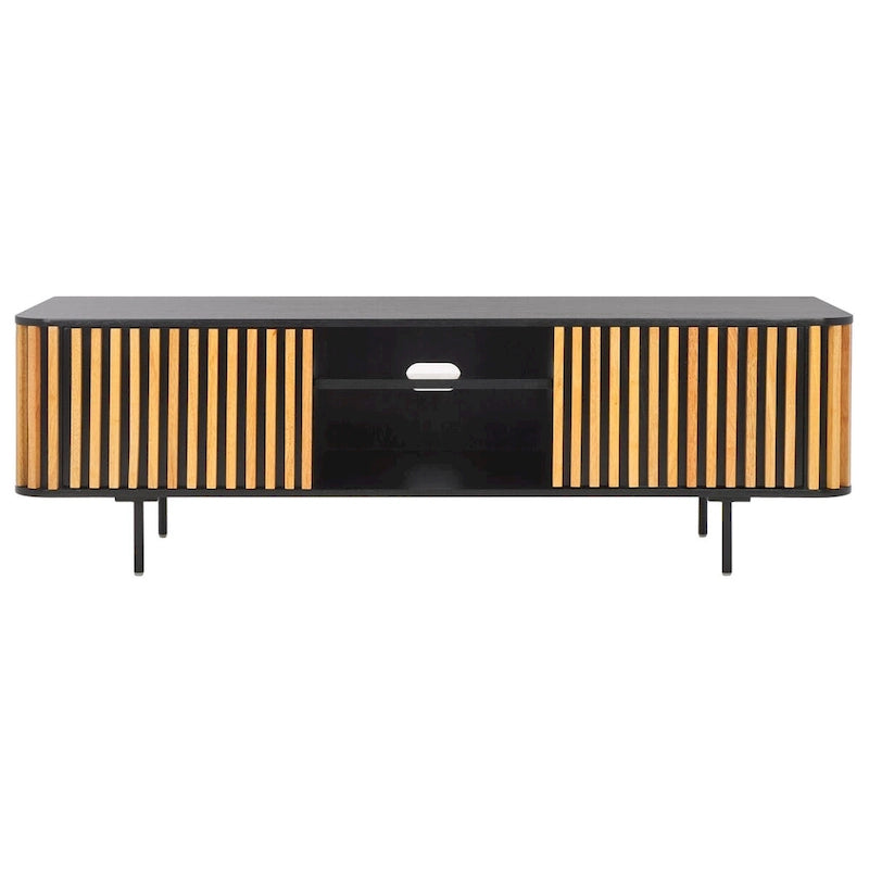 Meuble TV 2 portes 2 étagères – 54Lx17Px19H