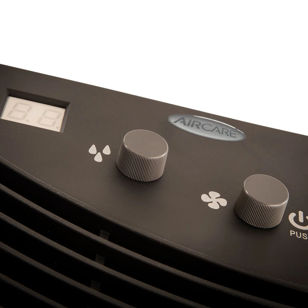 Humidificateur évaporatif numérique pour toute la maison de style console AIRCARE (chêne clair)