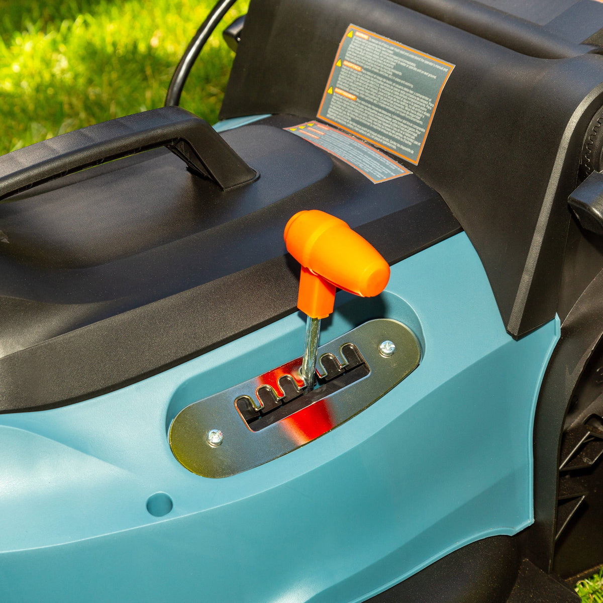 Tondeuse à gazon sans fil SENIX 40V à moteur sans balais, plateau de 18 po, lame de coupe de 17 po, fonction 2-en-1 broyage et ramassage, réglage en 6 positions, LPPX2-M5