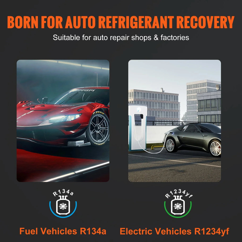Machine de récupération et de recharge de réfrigérant BENTISM entièrement automatique pour R134a et R1234yf
