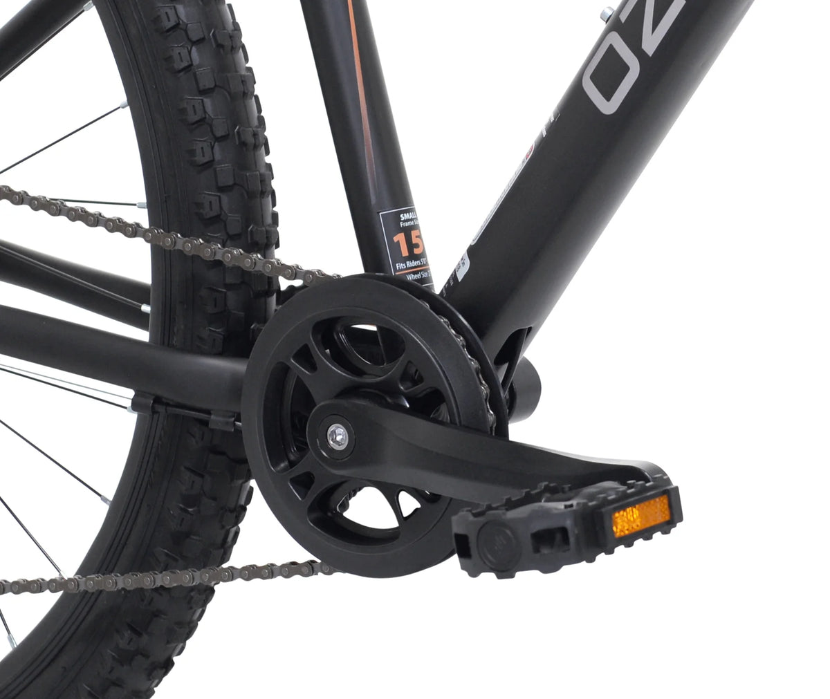 Vélo tout-terrain Ozark Trail 27.5 Vibe, Cadre petit, Convient aux cyclistes de 1,52 m à 1,68 m, Noir, Adulte, Unisexe