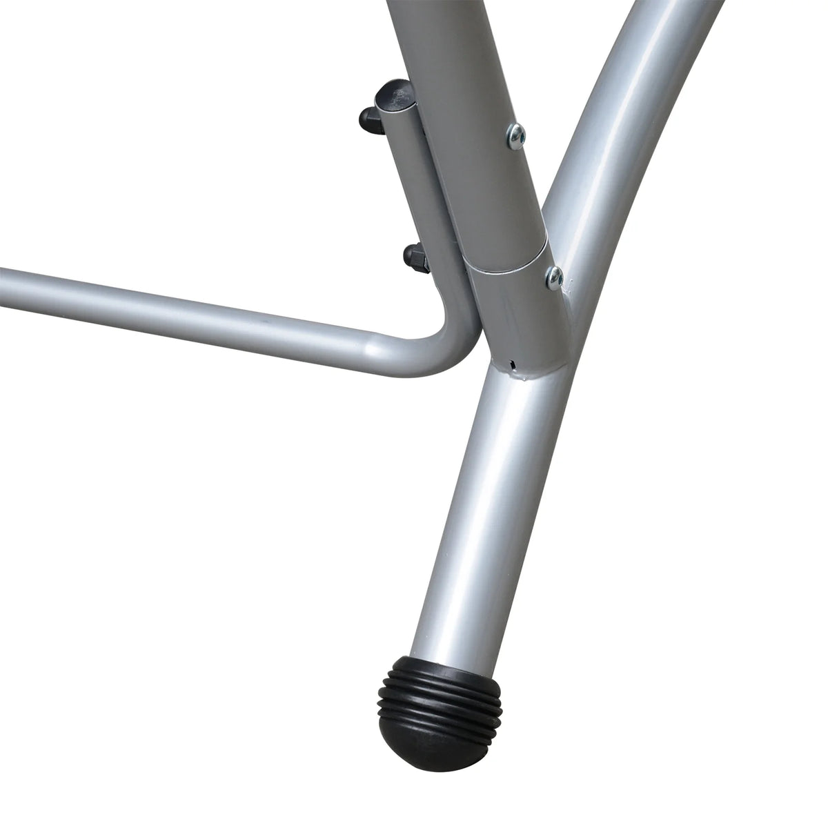 Balancelle de jardin Outsunny pour 3 personnes, balancelle de terrasse avec support et auvent réglable, banc-balancelle d'extérieur robuste pour adultes, noir