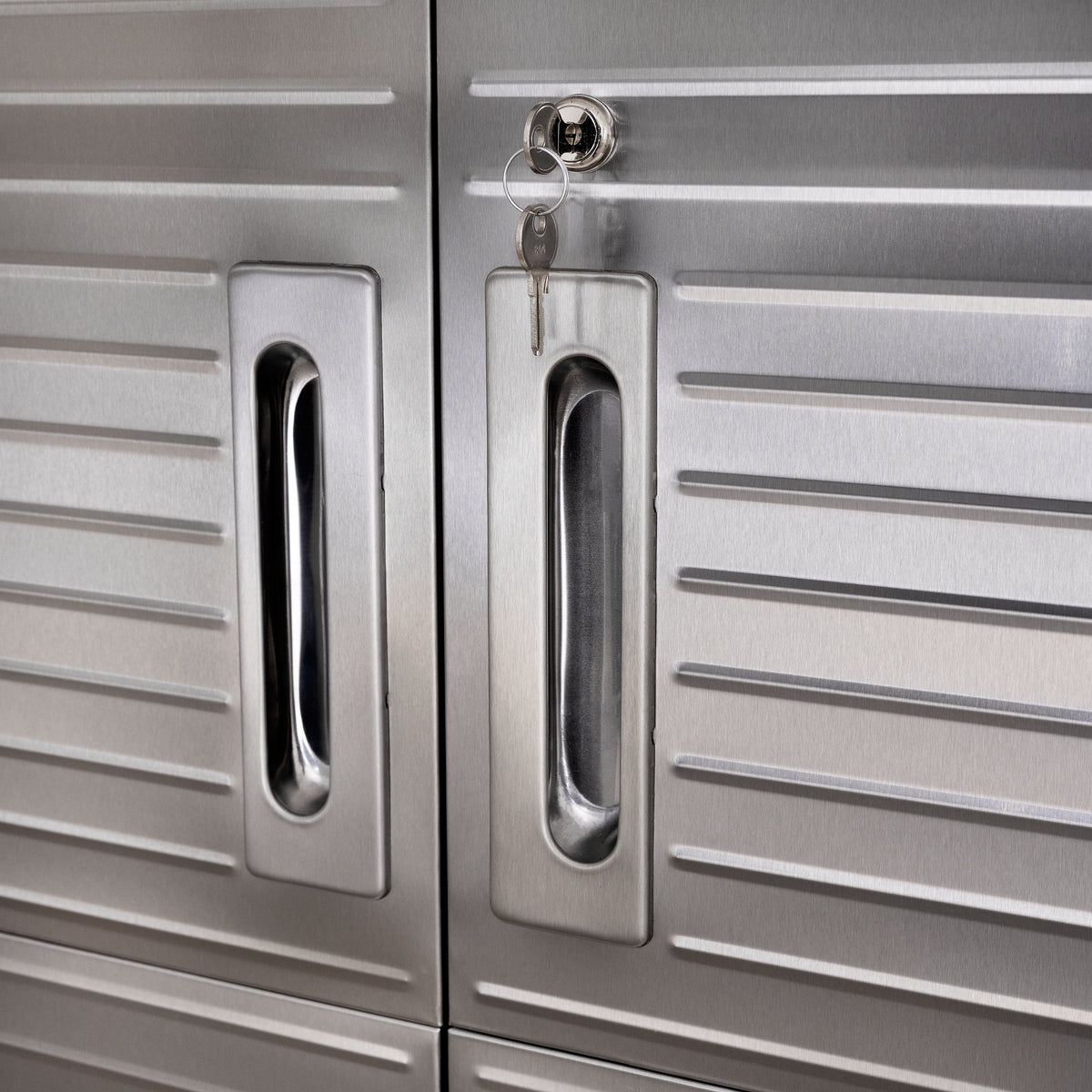 Seville Classics Classeur de rangement verrouillable à corps en acier UltraHD, unité d’étagères, 36 po l x 18 po P x 72 po H, granit