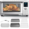 Four NuWave Bravo XL de 1800 watts en acier inoxydable, four à convection intelligent 12-en-1 avec grille de 12 pouces