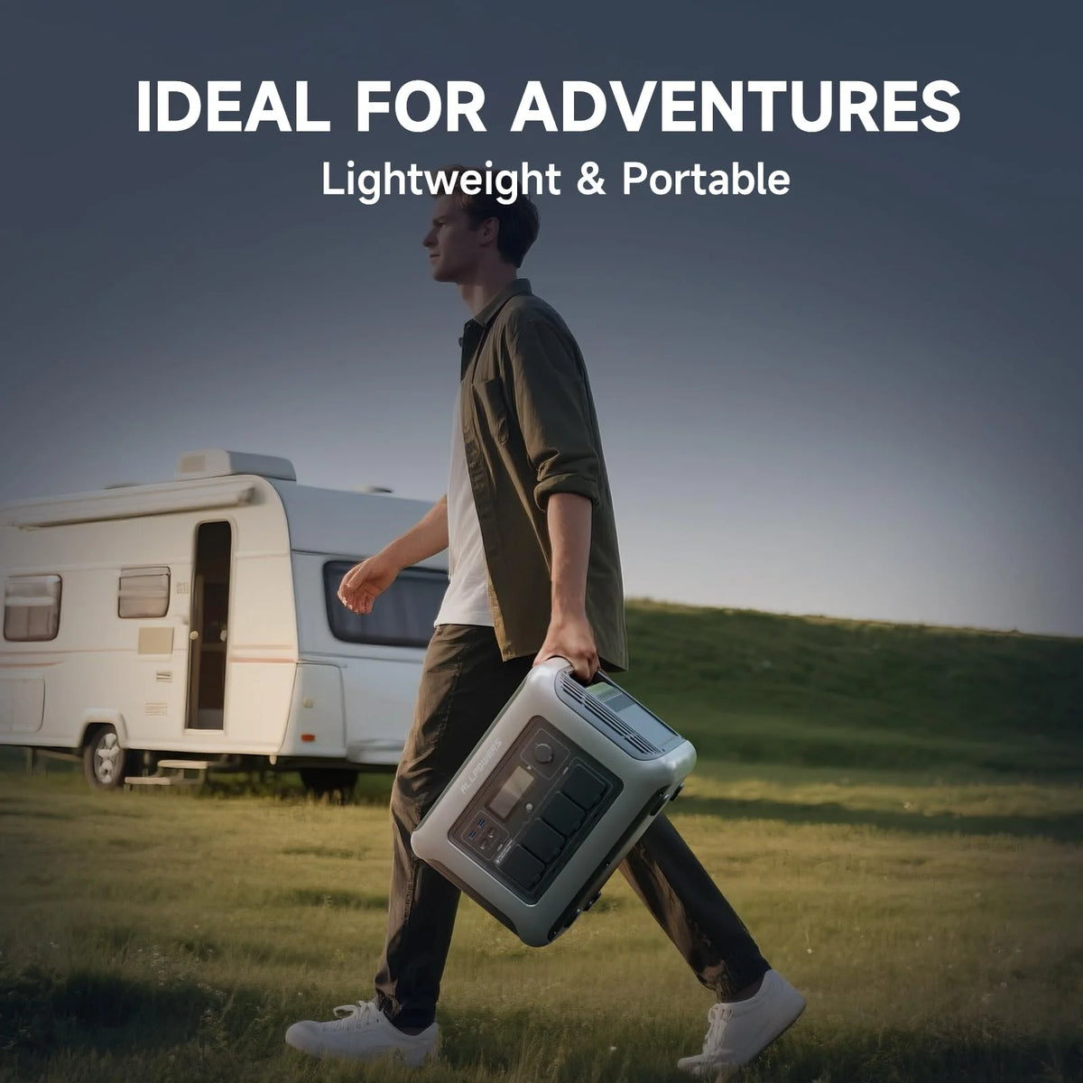 ALLPOWERS R1500 Portable Power Station 1600W, 1056Wh LiFePO4 Battery Solar Generator with 35dB Ultra-Quiet Operation, 1Hr Fast Charge, 15ms UPS for Home Backup, Indoor CPAP, Camping & RV