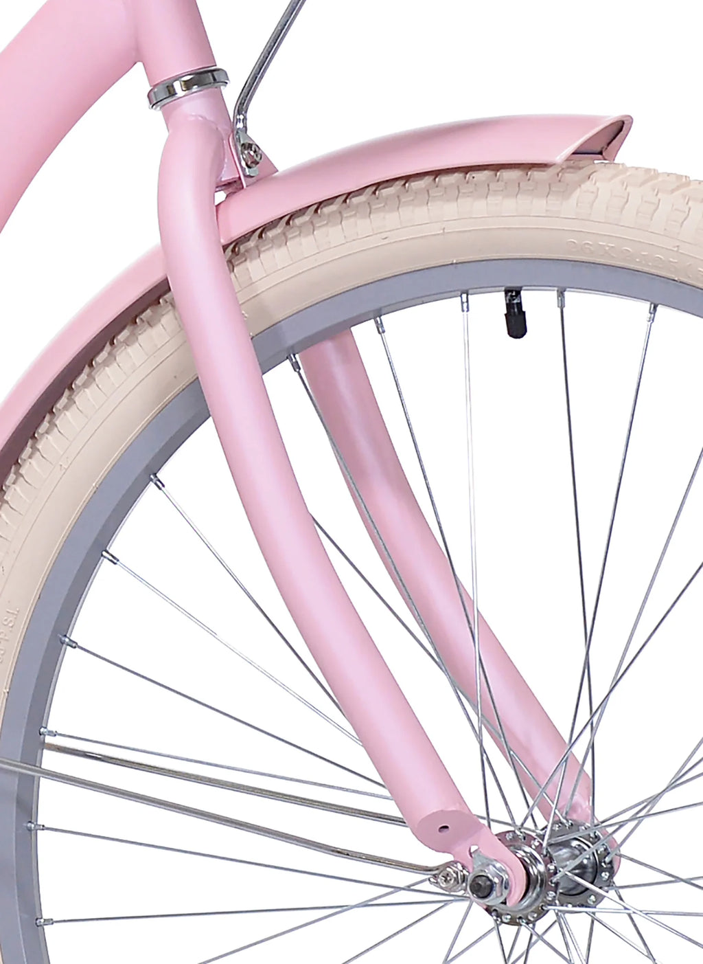 Vélo cruiser Kent Charleston 26, pour cyclistes de 1,58 m à 1,78 m, rose, adulte, unisexe