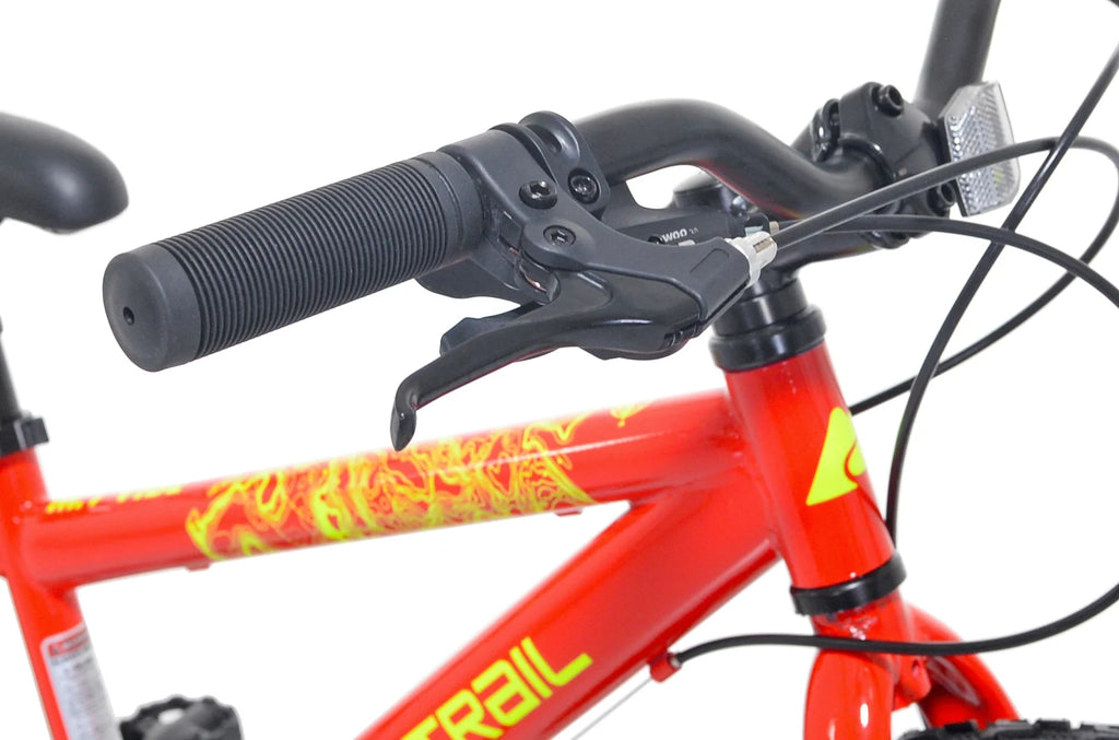 20 VTT Ozark Trail Vibe, 7 vitesses, pour cycliste de 1,20 m à 1,63 m, rouge, enfant/préado/ado, unisexe