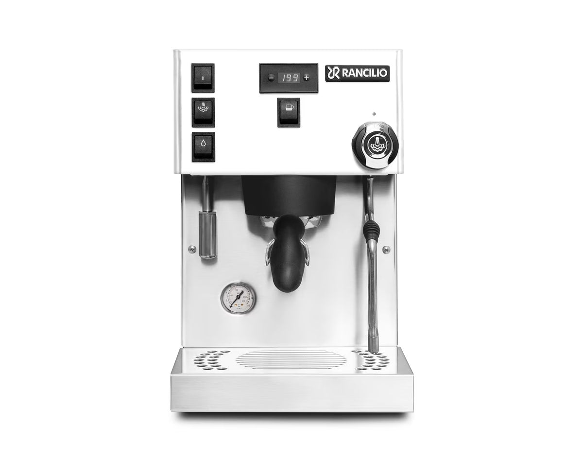Machine à expresso Rancilio Silvia Pro X | Double chaudière | Contrôle PID | Chronomètre | (Blanc)