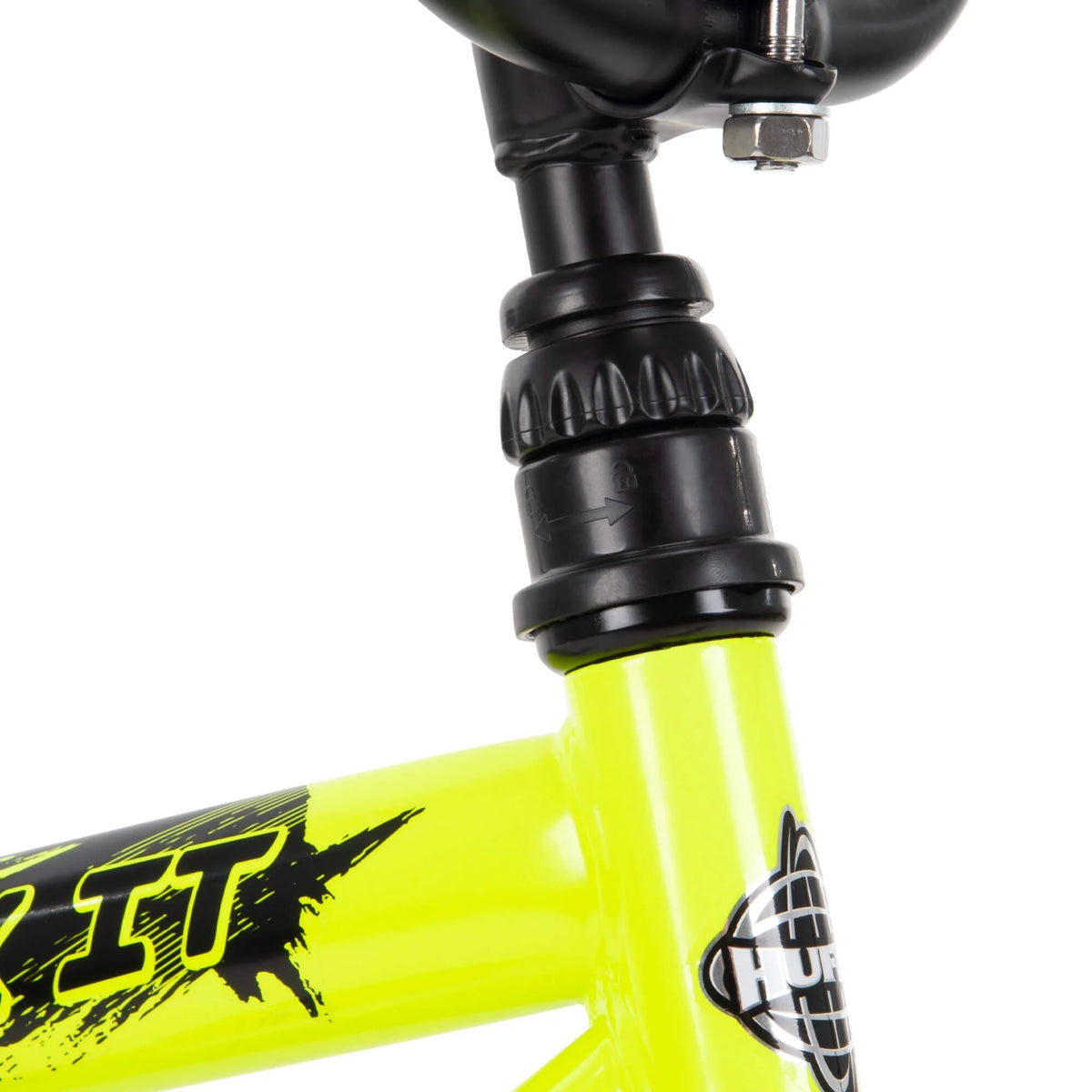Vélo pour enfant Rock It Boy 18 po, jaune poudré fluo