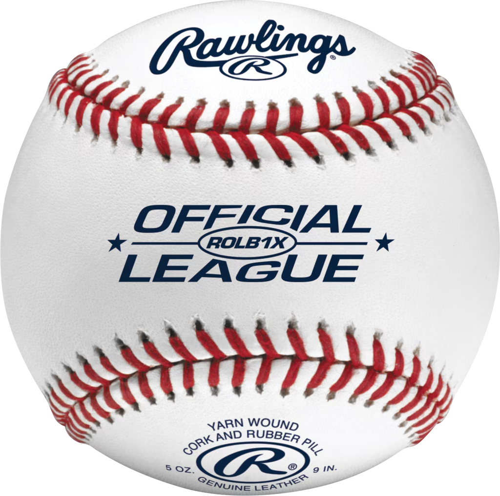 Rawlings | Seau de 24 balles de baseball d'entraînement/de match | ROLB1X | Ligue officielle Jeunes/U14