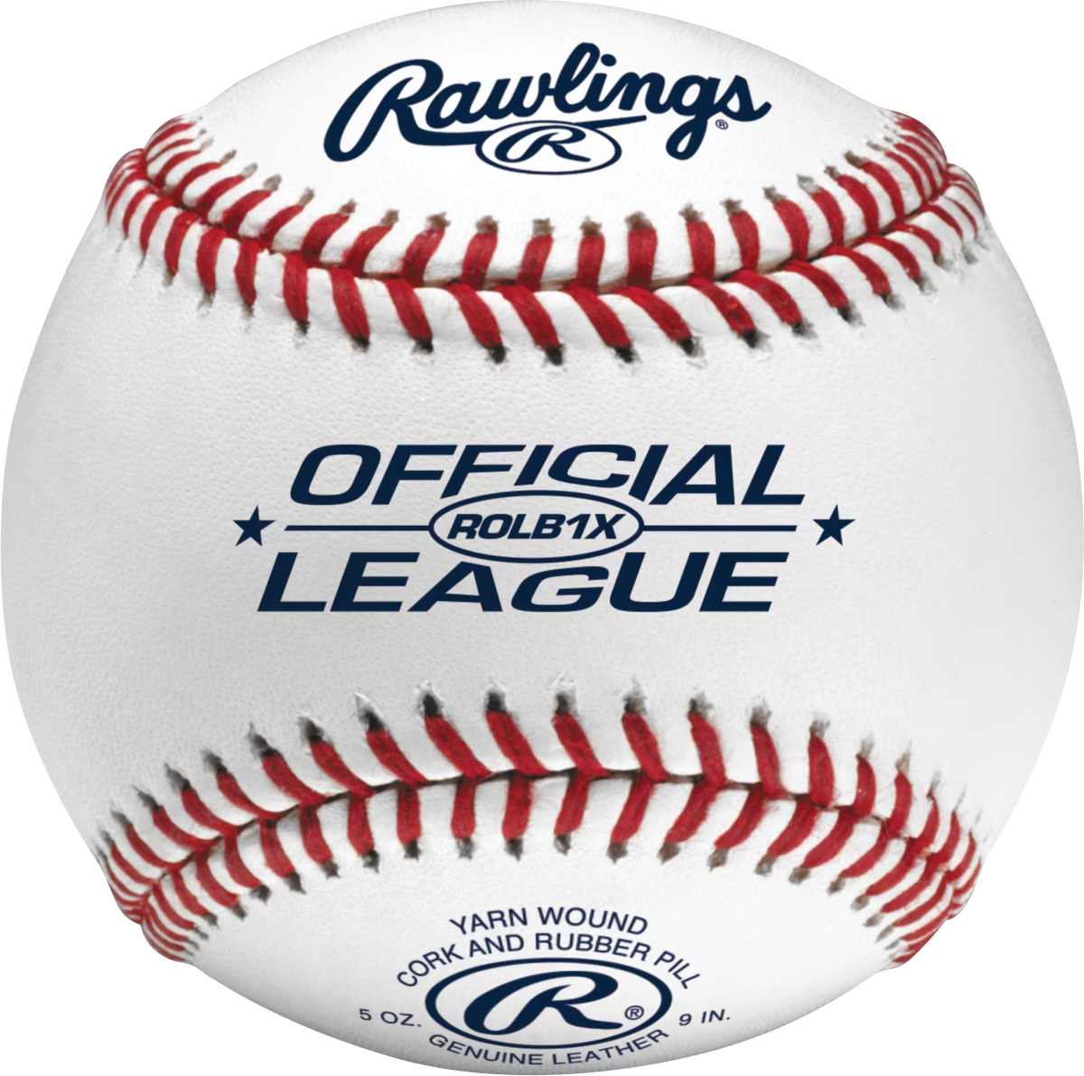 Rawlings | Seau de 24 balles de baseball d'entraînement/de match | ROLB1X | Ligue officielle Jeunes/U14