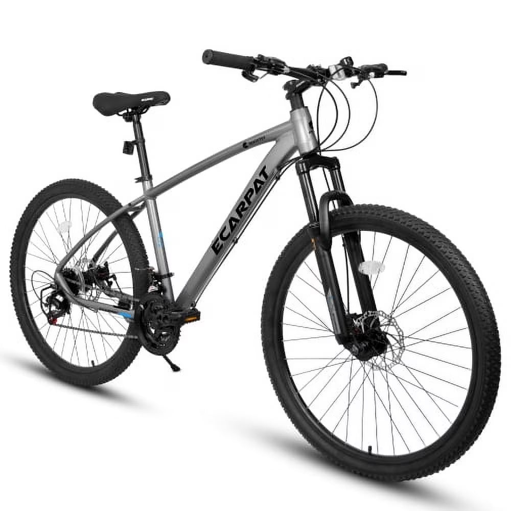 Vélo de route hybride Raistyw 700C, vélo de montagne tout-terrain 16 vitesses avec freins à disque, cadre léger en aluminium, vélo de course pour homme et femme, taille L, noir
