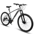 Vélo de route hybride Raistyw 700C, vélo de montagne tout-terrain 16 vitesses avec freins à disque, cadre léger en aluminium, vélo de course pour homme et femme, taille L, noir