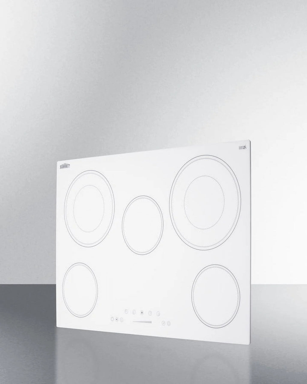 Table de cuisson radiant 5 brûleurs 208-240V 30 po, Blanc
