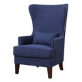 Élégant fauteuil d'appoint à dossier long Millie en
