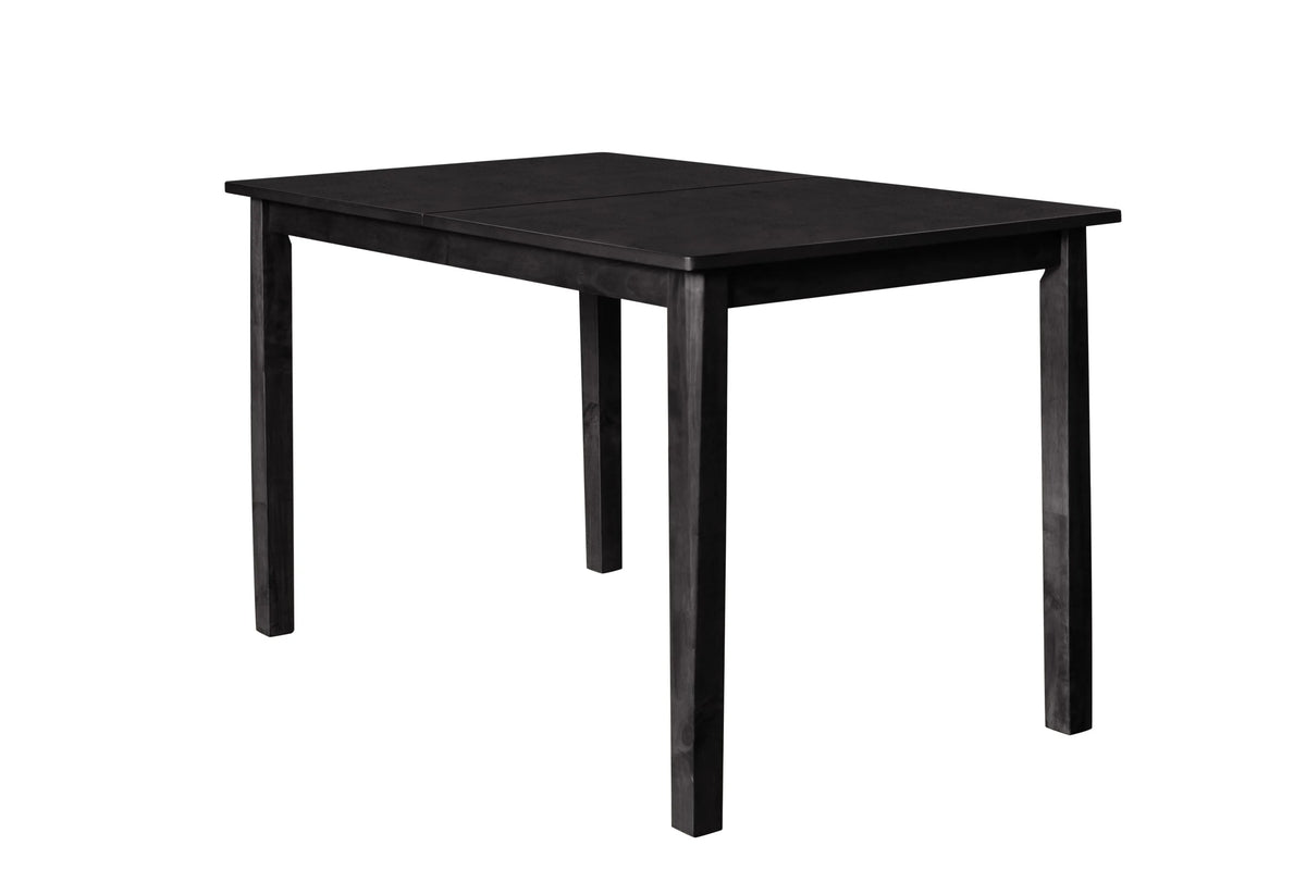 Ensemble de salle à manger Athens de Home Design, marron/gris, table rectangulaire avec chaises rembourrées, style contemporain minimaliste moderne