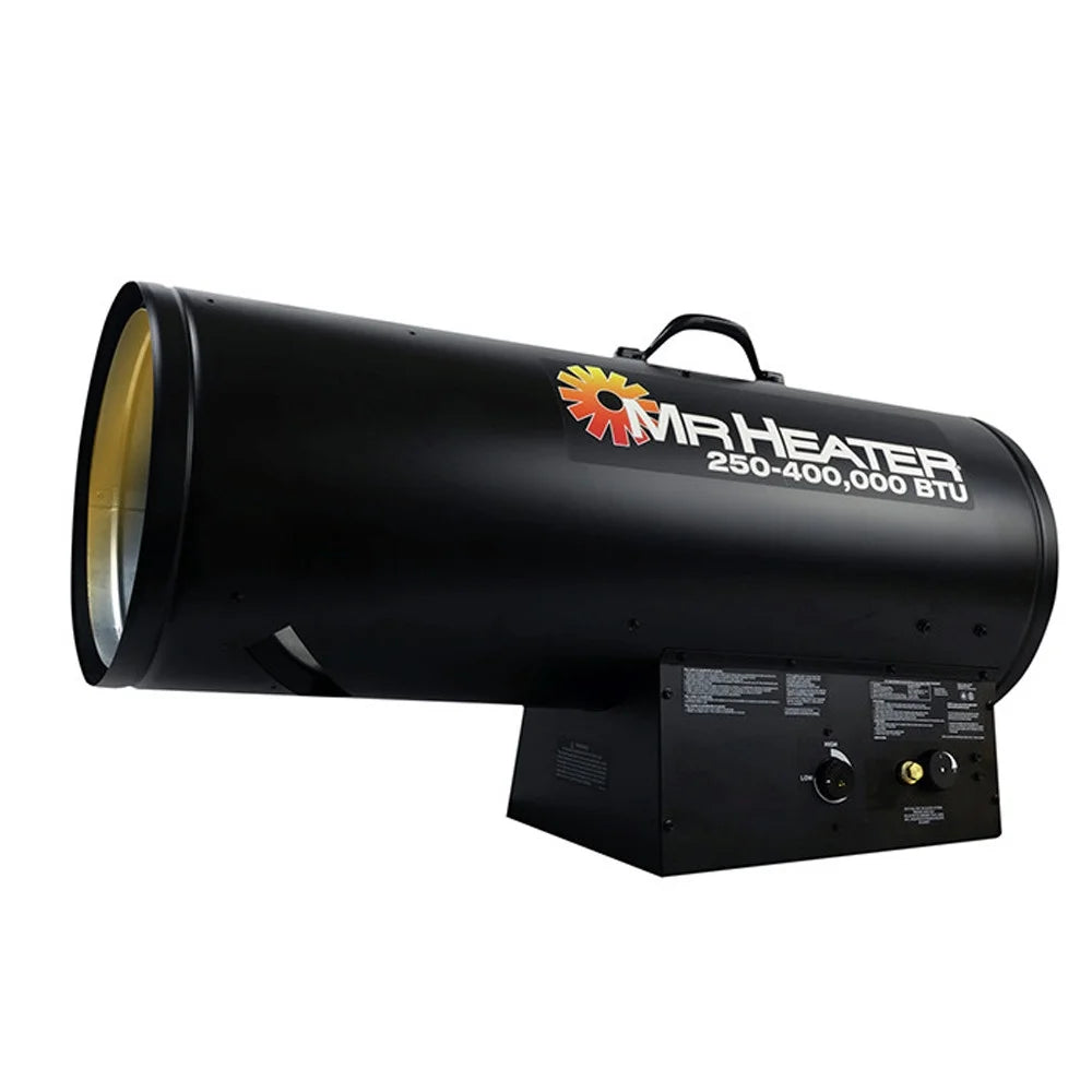 Chauffage au propane à air pulsé Mr Heater 400 000 BTU avec thermostat