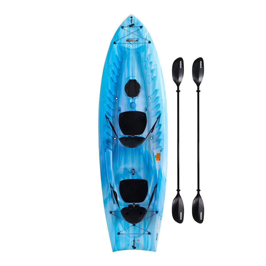 Kayak tandem Sit-on-Top Lifetime Envoy 10,5 pi, Sky Fusion (91192)